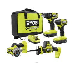 18V compacte borstelloze combokit met 4 gereedschappen NBBJ6R869 RYOBI elektrisch gereedschap