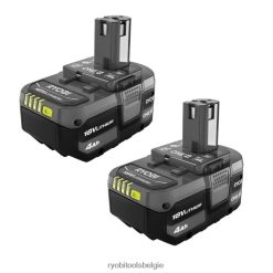 18v één+ 4ah lithiumbatterij (2-pack) NBBJ6R682 RYOBI batterijen en opladers