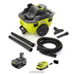 18v één+ 6 gallon nat/droog stofzuigerset NBBJ6R583 RYOBI schoonmaak
