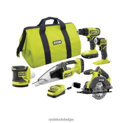 18v one+ 5-tool combokit NBBJ6R18 RYOBI elektrisch gereedschap