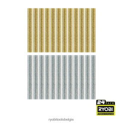 24 st. glitterlijmsticks op ware grootte NBBJ6R744 RYOBI accessoires