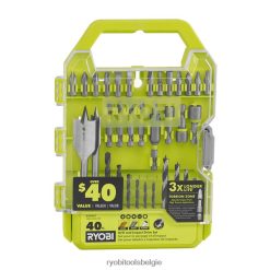 40 st. boor- en slagaandrijvingset NBBJ6R817 RYOBI accessoires
