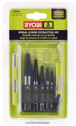 5 st. spiraalschroefuittrekset NBBJ6R808 RYOBI accessoires