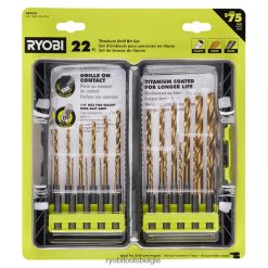 titanium boorset (22-delig) NBBJ6R789 RYOBI accessoires